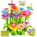 DIY sestavljanka rož 141 delov – zgradi si vrtiček