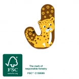 Leseno črko J Small Foot