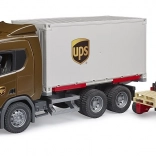 Tovorno vozilo SCANIA Super 560R UPS z viličarjem BRUDER 1:16