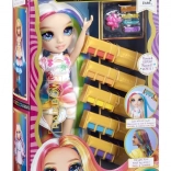 punčka rainbow high z barvnimi kredami za lase amaya