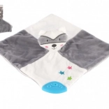 Plišast rakun za uspavanje s hreščalom 20x20 cm