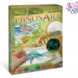DinosArt čarobni akvarelni set za otroke