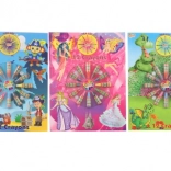 Pobarvanke A4 z voščenkami Pirati, Dinosavri in Princeske