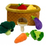 Magic Baby Zelenjava v košarici - plišasta igrača