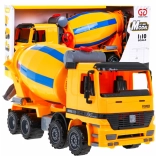 Betonski mešalec za otroke 3+ Realistični model 1:10 + premični deli + vrtljiva vedrovka
