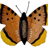 Leseni magnet metulj velik 2Kids Toys