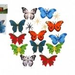 Plastični metulji 12 kos v vrečki (7–8 cm)