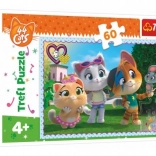 Sestavljanka 60 koščkov 44 CATS – Zabava s prijatelji