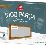 Okvir za sestavljanko 96x34 cm zlati