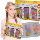 Kreativni komplet za izdelavo zapestnic z biserčki in črkami SIMBA ART&FUN