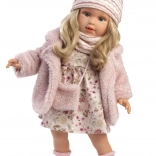 Realistična lutka Lucija z mehkim telesom 40 cm