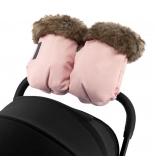 Rokavice za voziček MoMi Sildi – rožnate