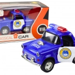 Klasičen moder policijski avto s pogonom, lučmi in zvoki 1:38