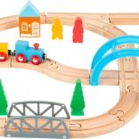 small foot lesena železniška proga Journey – komplet 40 delov