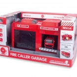 Gasilski igralni set – garaža s svetlobnimi in zvočnimi učinki