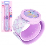 Rožnati ura-pravilo – silikonska zapestnica za otroke