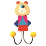 Obešalnik z medvedjim motivom za otroke