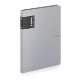 Krožni fascikel A4 PASTELINI siv