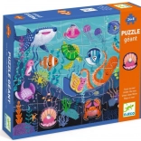 Djeco puzzle Tactilo morje 24 + 8 koščkov