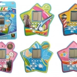 Žepna elektronska igra Tetris v zvezdasti obliki – modra