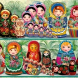 Sestavljanka Matrioške 6000 koščkov