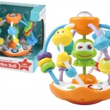 Interaktivna žoga žaba z lučkami in glasbo