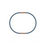 Piko komplet tirnic A – osnovni oval H0