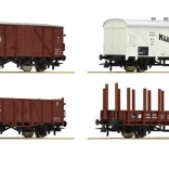 Roco osemdelni set tovornih vagonov DRG H0