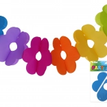 Papirnata girlanda s cvetovi