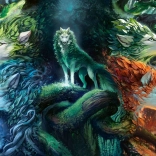 Sestavljanka Mistični volkovi 7000 kosov RAVENSBURGER