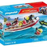 Set figur Action Heroes Gasilski čoln z vodnim skuterjem