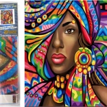 Diamantno slikanje Afričanka 30x40cm