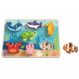 Lesene puzzle Svet morja za otroke TOOKY TOY