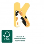 Small foot lesena črka K