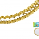 Zlata papirnata girlanda 3,6 m