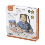 Leseno magnetno oblačenje Viga – medvedja družina