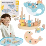 Lesena igra lovljenje ribic, 2 palici, 24 delov – CLASSIC WORLD