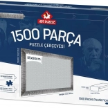 Srebrn okvir za sestavljanko 85x60 cm