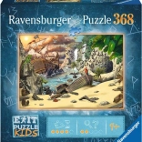 ravensburger exit puzzle kids piratska pustolovščina 368 koščkov