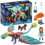 Playmobil Dragons The Nine Realms – figura zmaja in Alex, sestavljanka 14 delov
