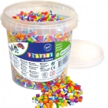 Playbox likalne perlice v vedru, črtaste – 5000 kos