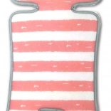 FreeON univerzalna podloga za avtosedež in voziček belo-roza