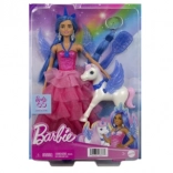 Barbie princesa Sapphire s krilatim samorogom – jubilejna izdaja 65 let