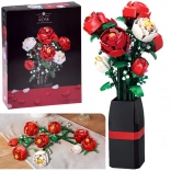 Konstrukcijski set šopek vrtnic v vazi, 818 delov