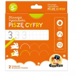 Dolge risarske knjižice Piszė Cyfry – set za pisanje števil in fino motoriko (5+)