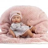 Guca realistična punčka novorojenčica 38 cm s celovinilnim telesom
