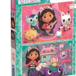 Sestavljanka 2×20 koščkov Gabiin čarobni domek