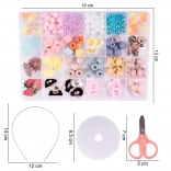 Komplet kroglic za izdelavo zapestnic, 240 kosov