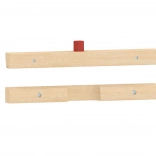 Zgornja in spodnja montažna letvica za 1 izobraževalno tablo MASTERKIDZ Flex