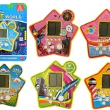 Žepna elektronska igra Tetris v obliki zvezde – rumena